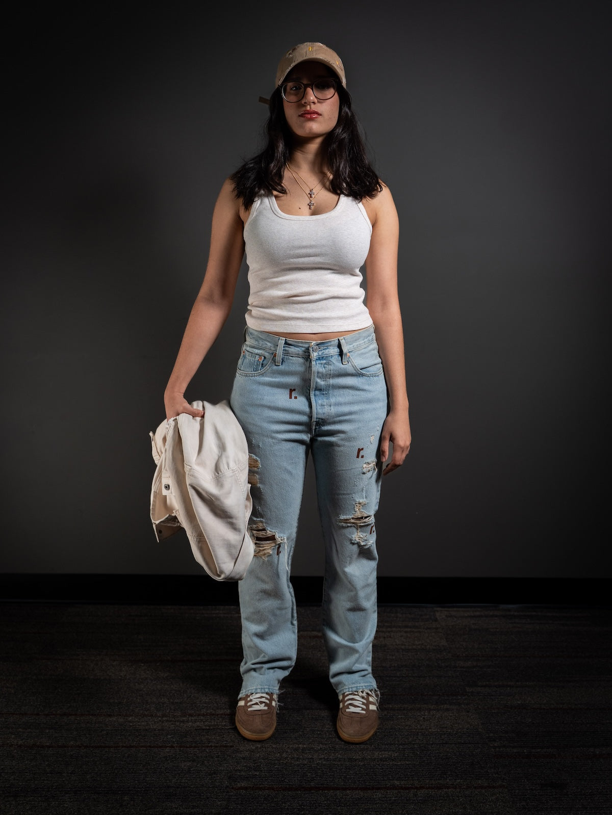 RAMIU editorial look featuring R-W25